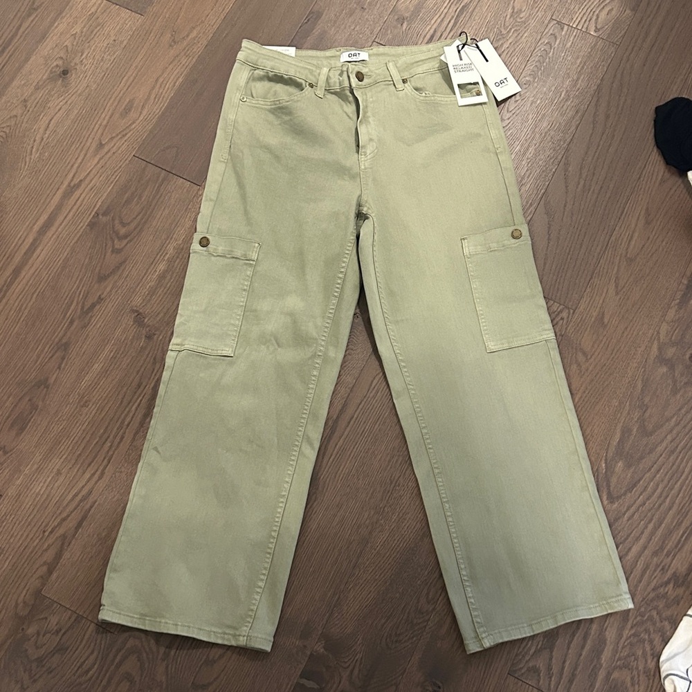 OAT New York High Rise Cargo Jeans